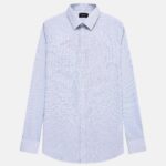 قميص رجالي بنقش Slim-Fit