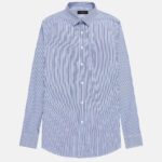 Men Slim-Fit Striped Shirt