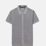 Men Knitted Polo Shirt