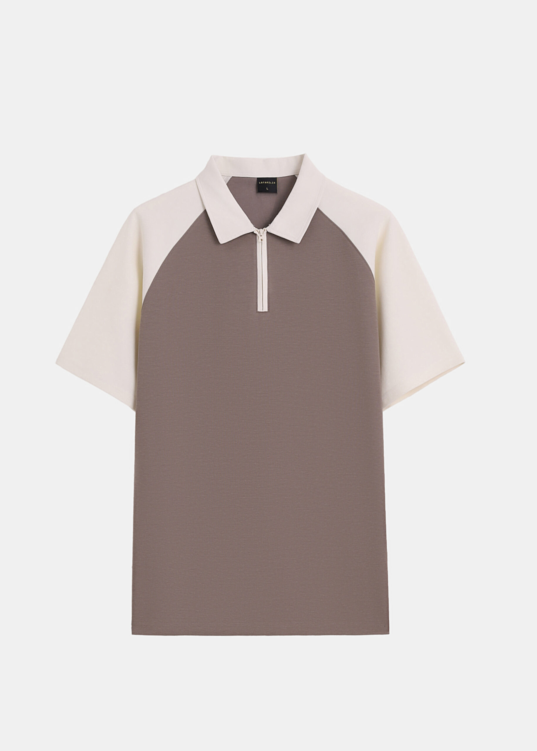 6126116012703-a Men Color-Block Polo Shirt - Image 1