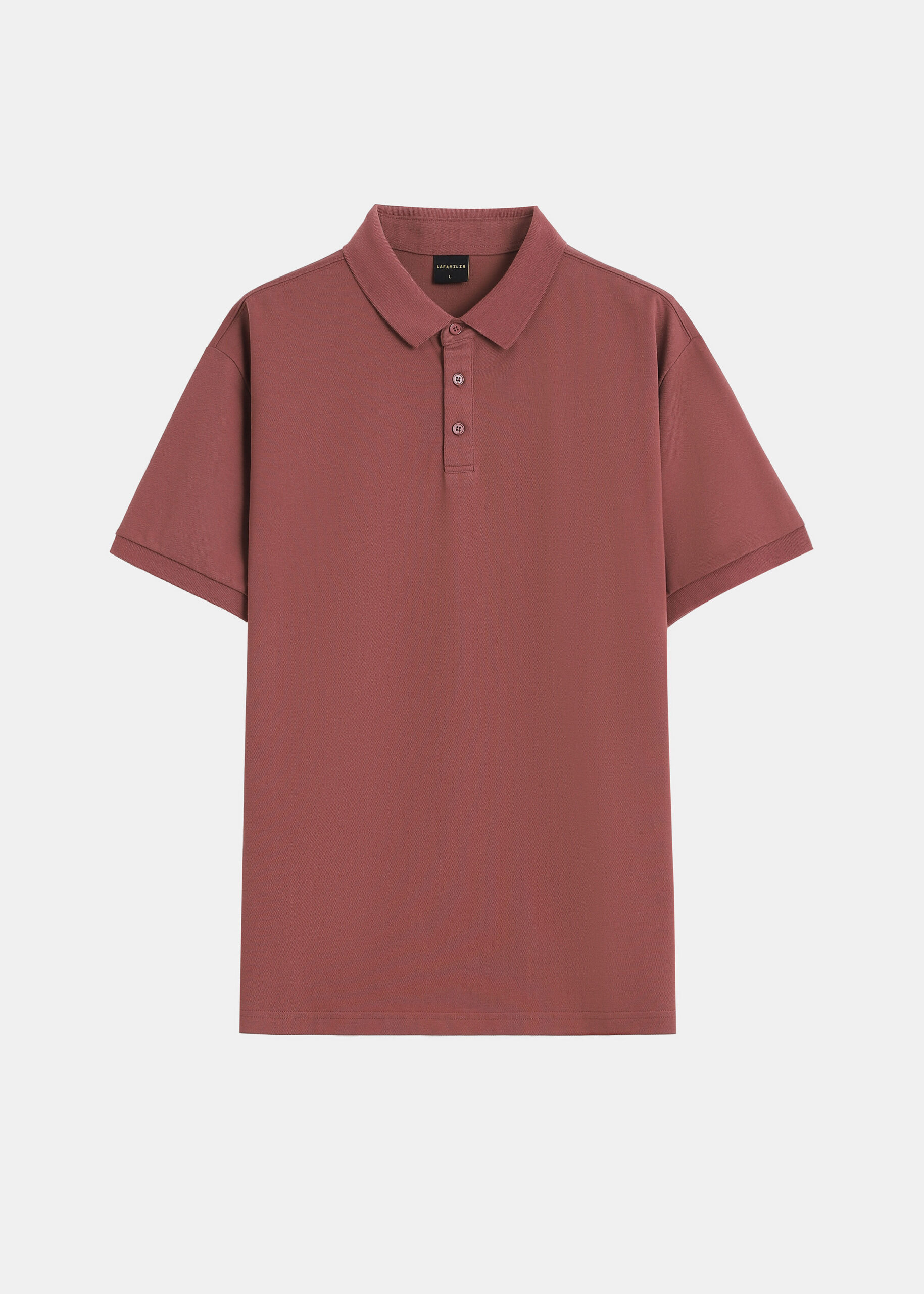 6126116012828-a Men Plain Polo Shirt - Image 1