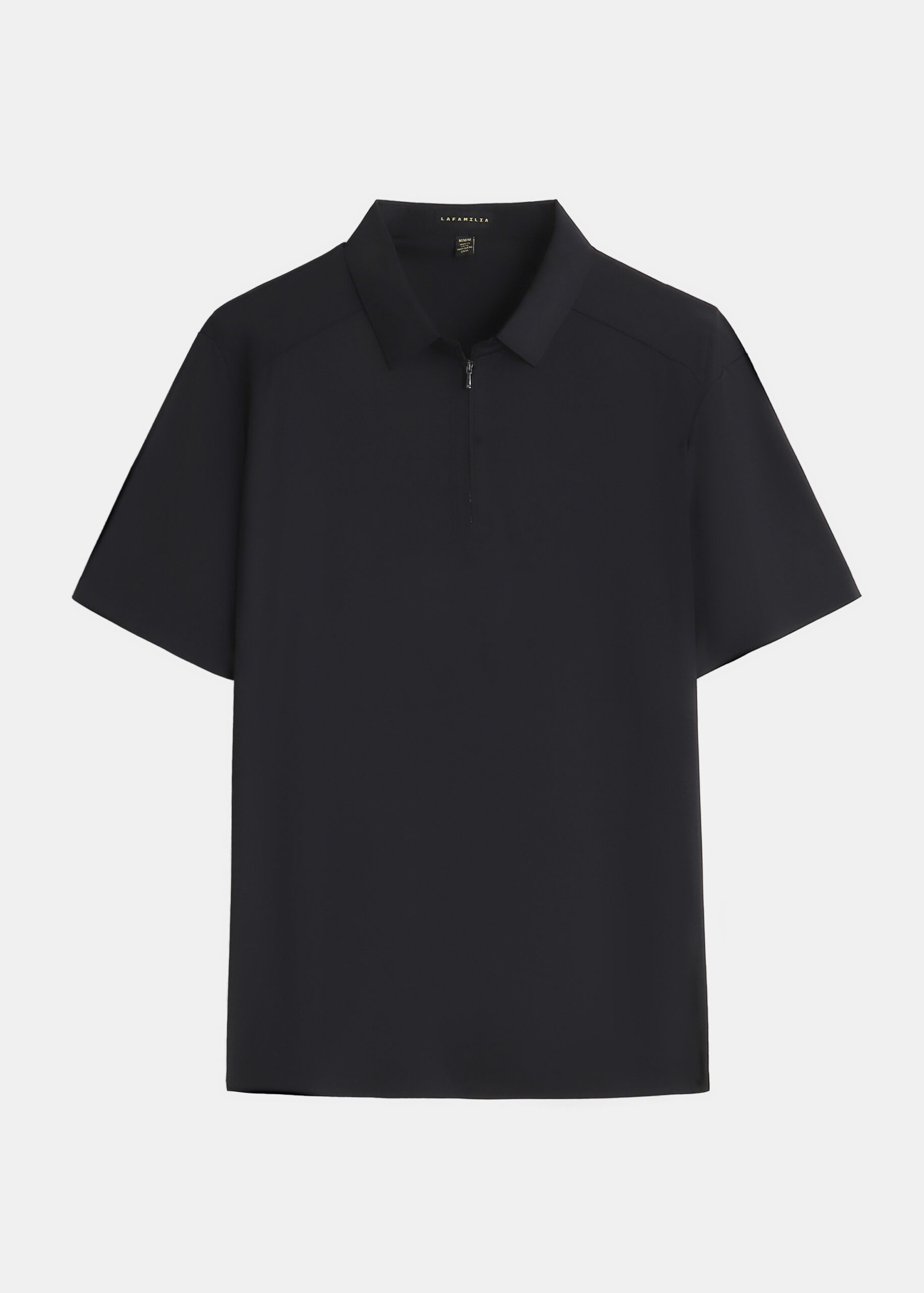 6126116024801-a Men Textured Polo Shirt - Image 1