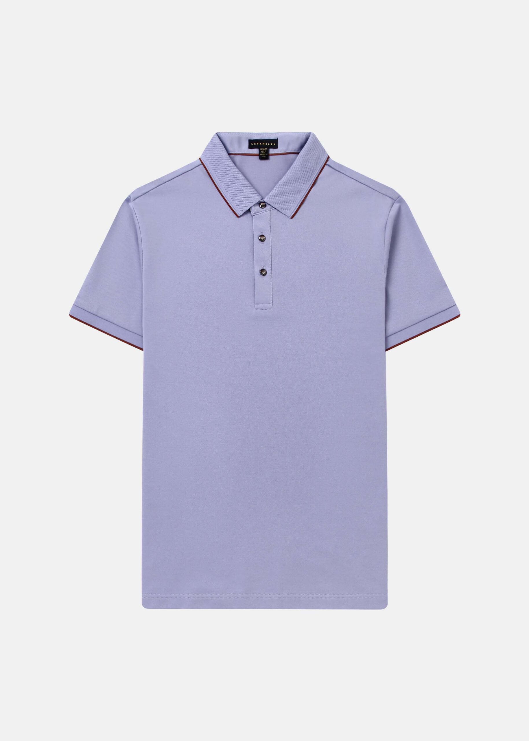 6126116025615-a Men Plain Polo Shirt - Image 1