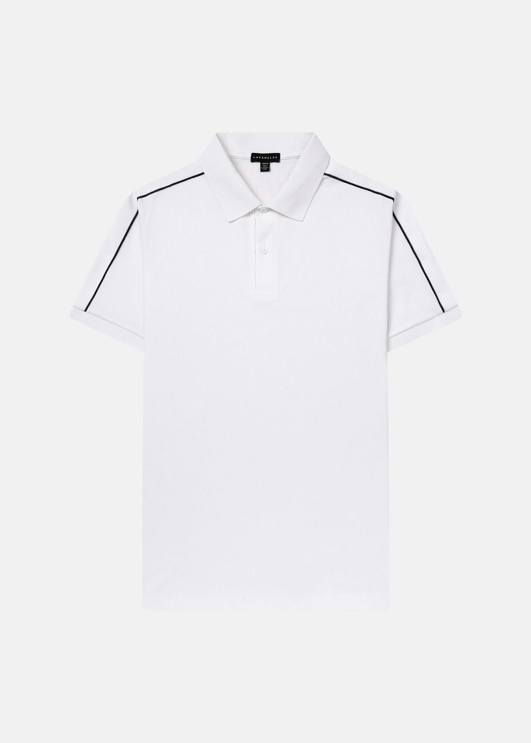 6126116025802-a Men Plain Polo Shirt - Image 1