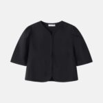 Women Short Sleeve Cropped Jacket