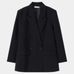 Women Oversize Double Breasted Blazer