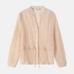 Women Mandarin Collar Shirt