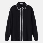 Women Classic Shirt With Piping