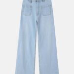 Women Wide-Leg Jeans Trouser