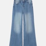 Women Wide-Flare Jeans Trouser