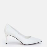 Women Leather Heels Shoes