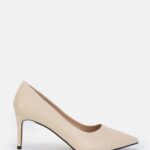 Women Leather Heels Shoes