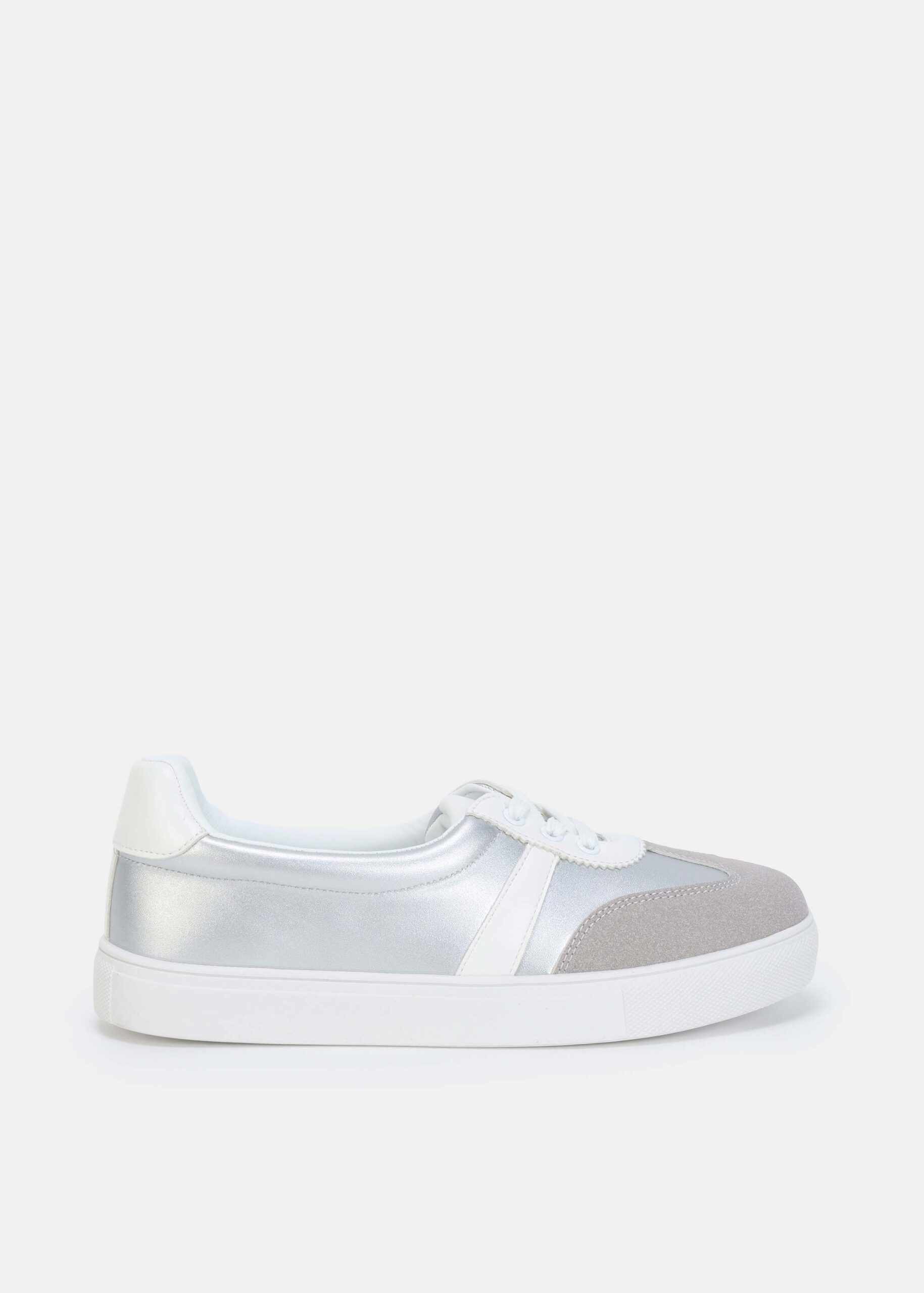 6126213006050-a Women Leather and Suede Sneakers - Image 1