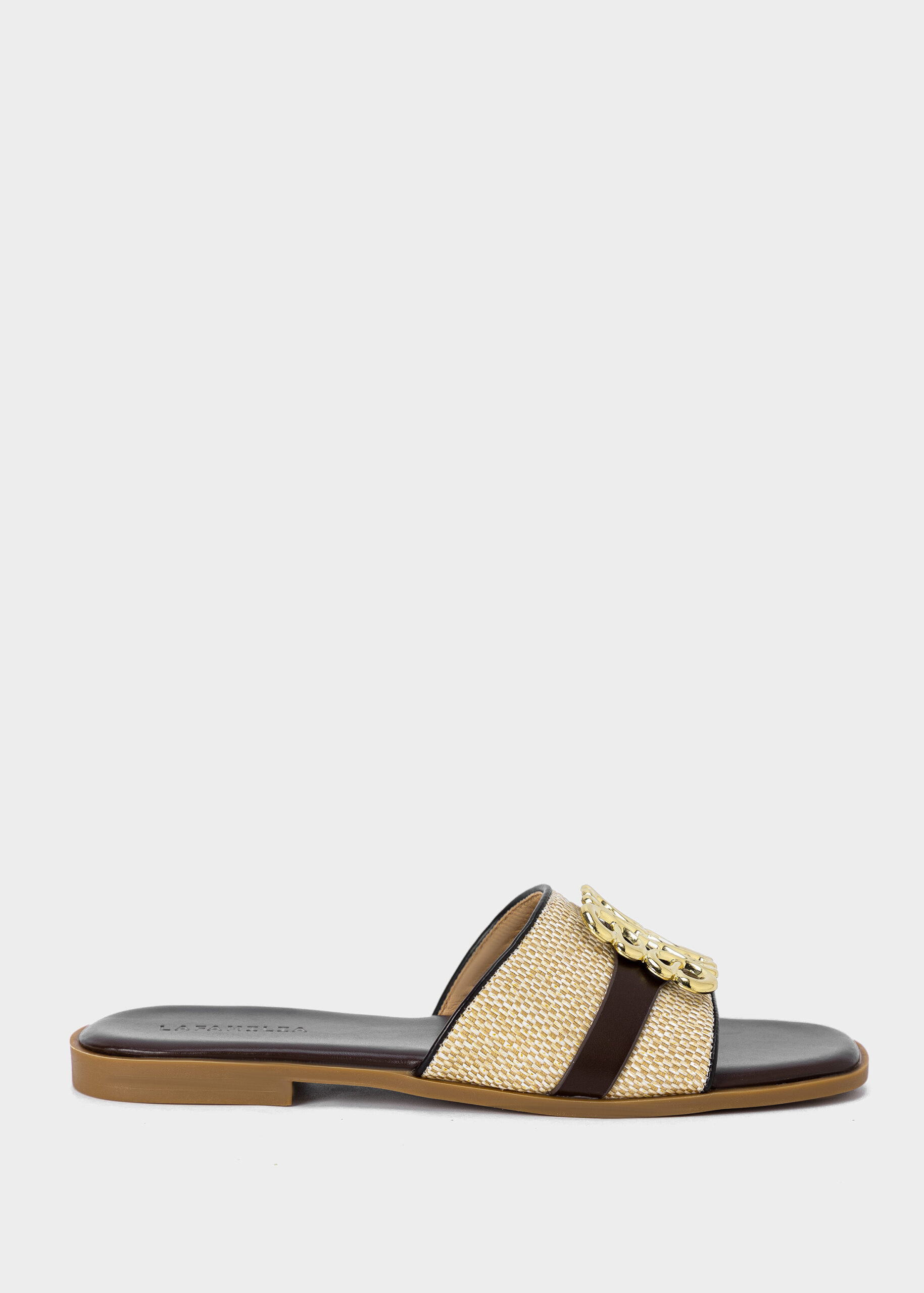 6126213007342-a Women Woven Textile Slipper - Image 1