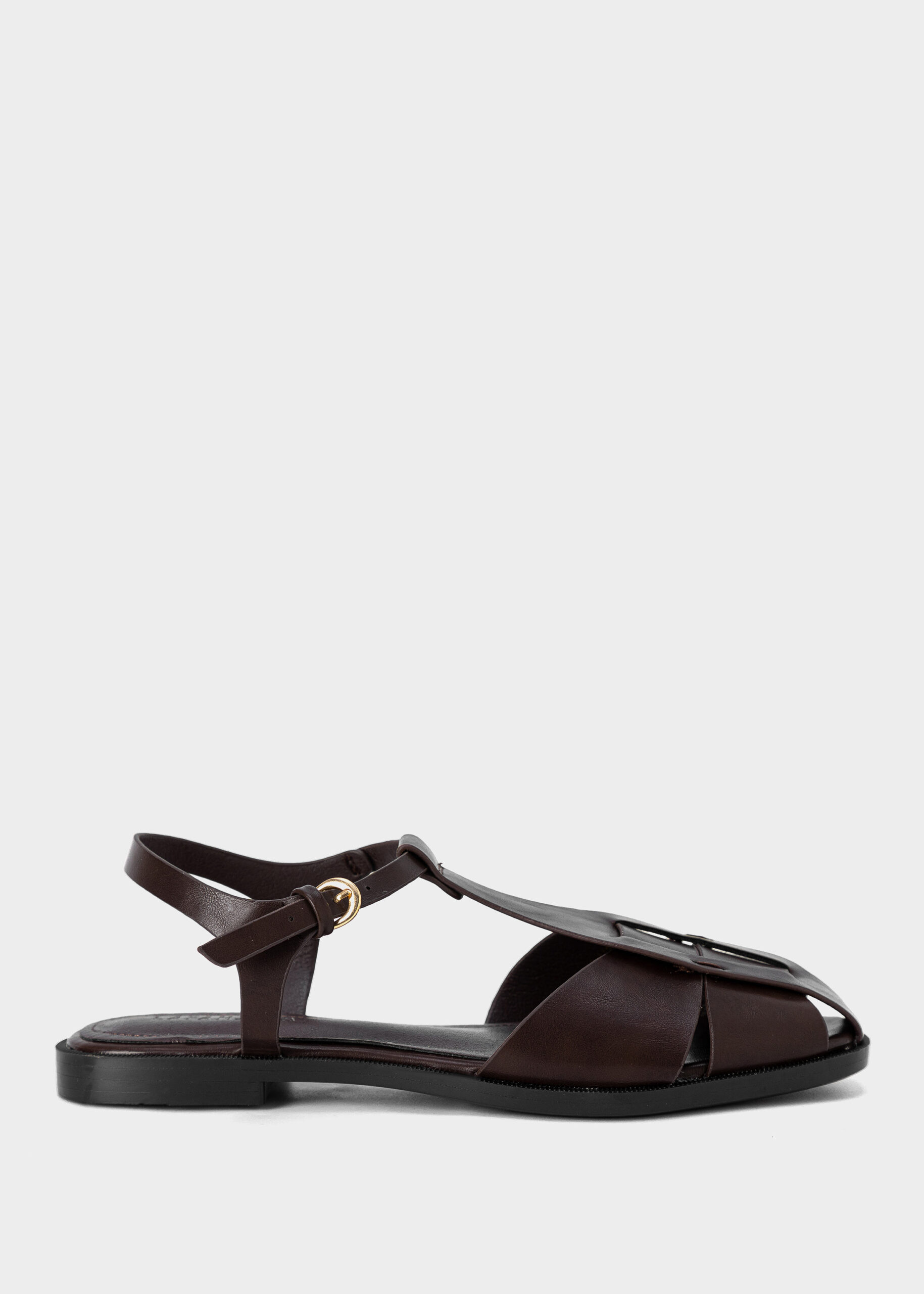6126213007442-a Women Leather Sandal - Image 1
