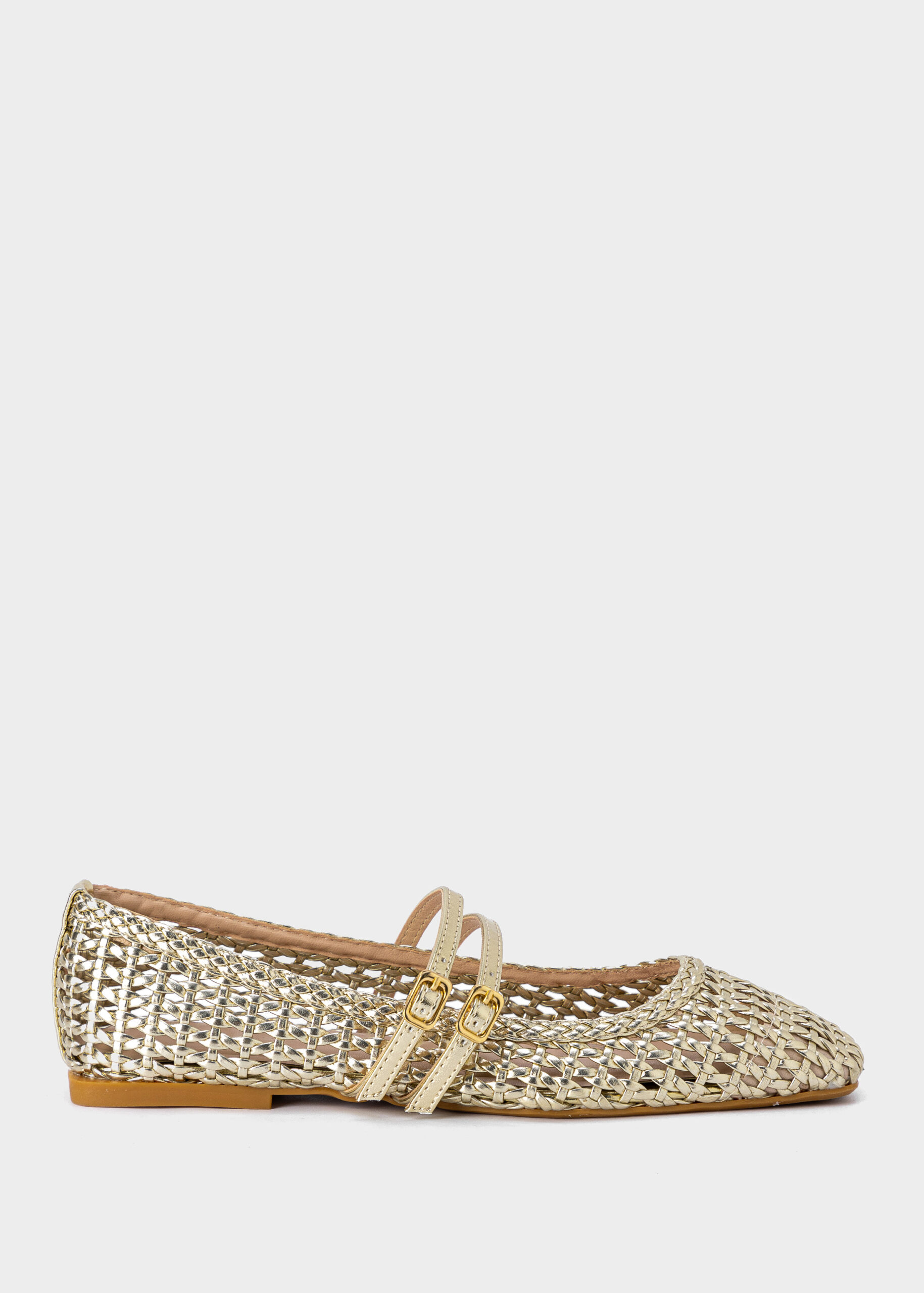 6126213009232-a Women Openwork Ballerina - Image 1