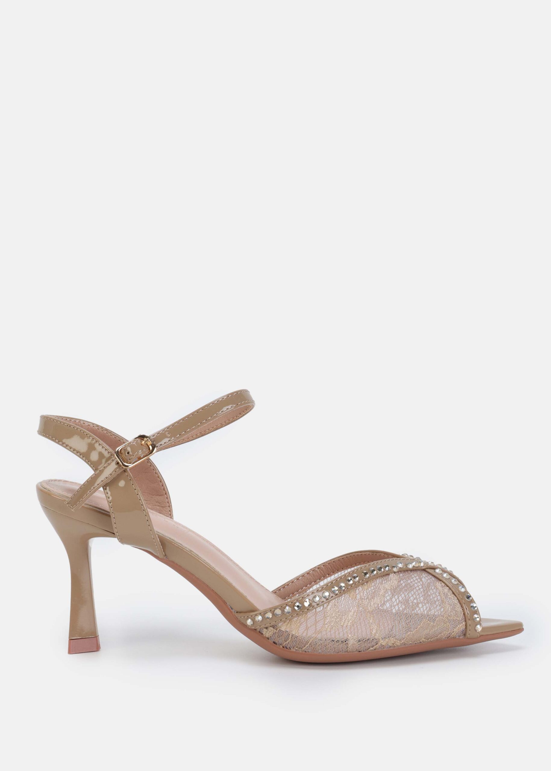 6126213009544-a Women Lace Sandal - Image 1