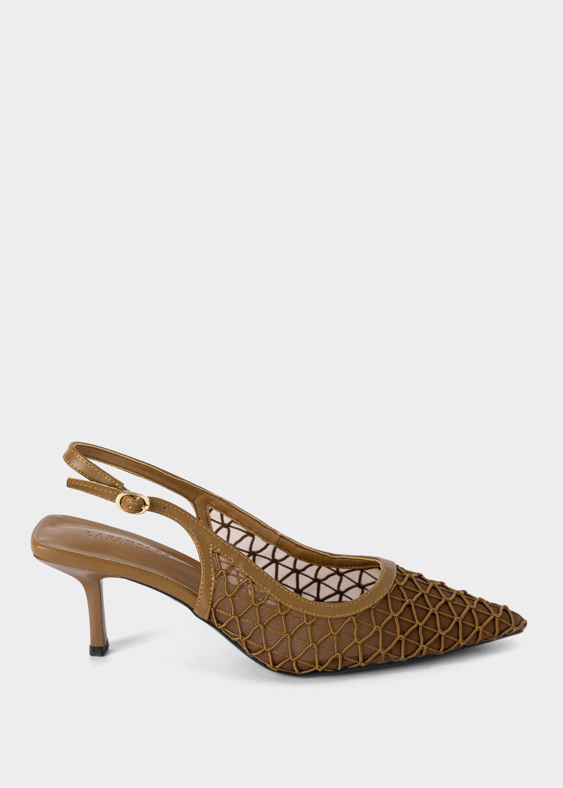 6126213011737-a Women Mesh Fabric Sandal - Image 1