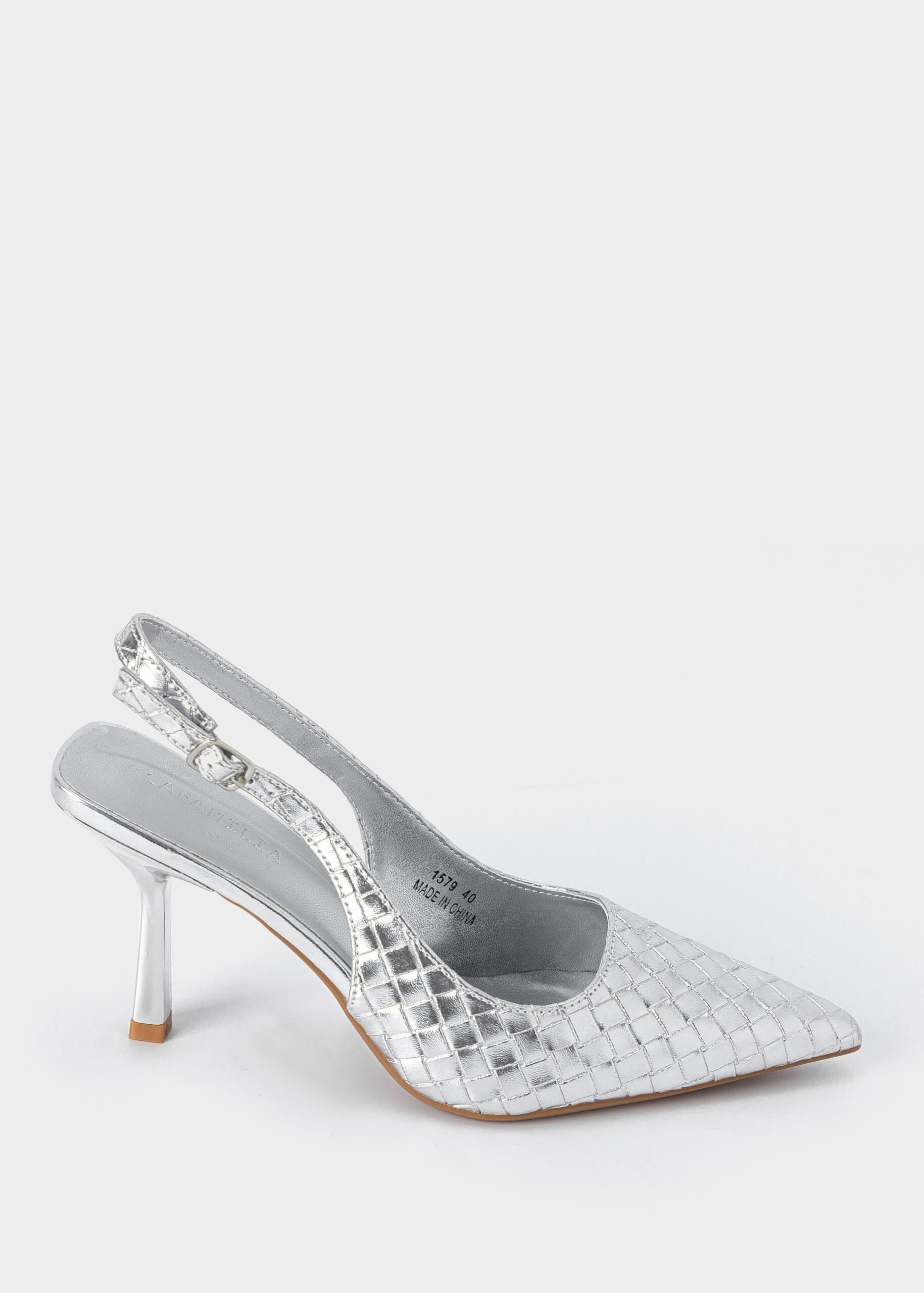 6126213014950-a Women Patterned Leather Sandal - Image 1