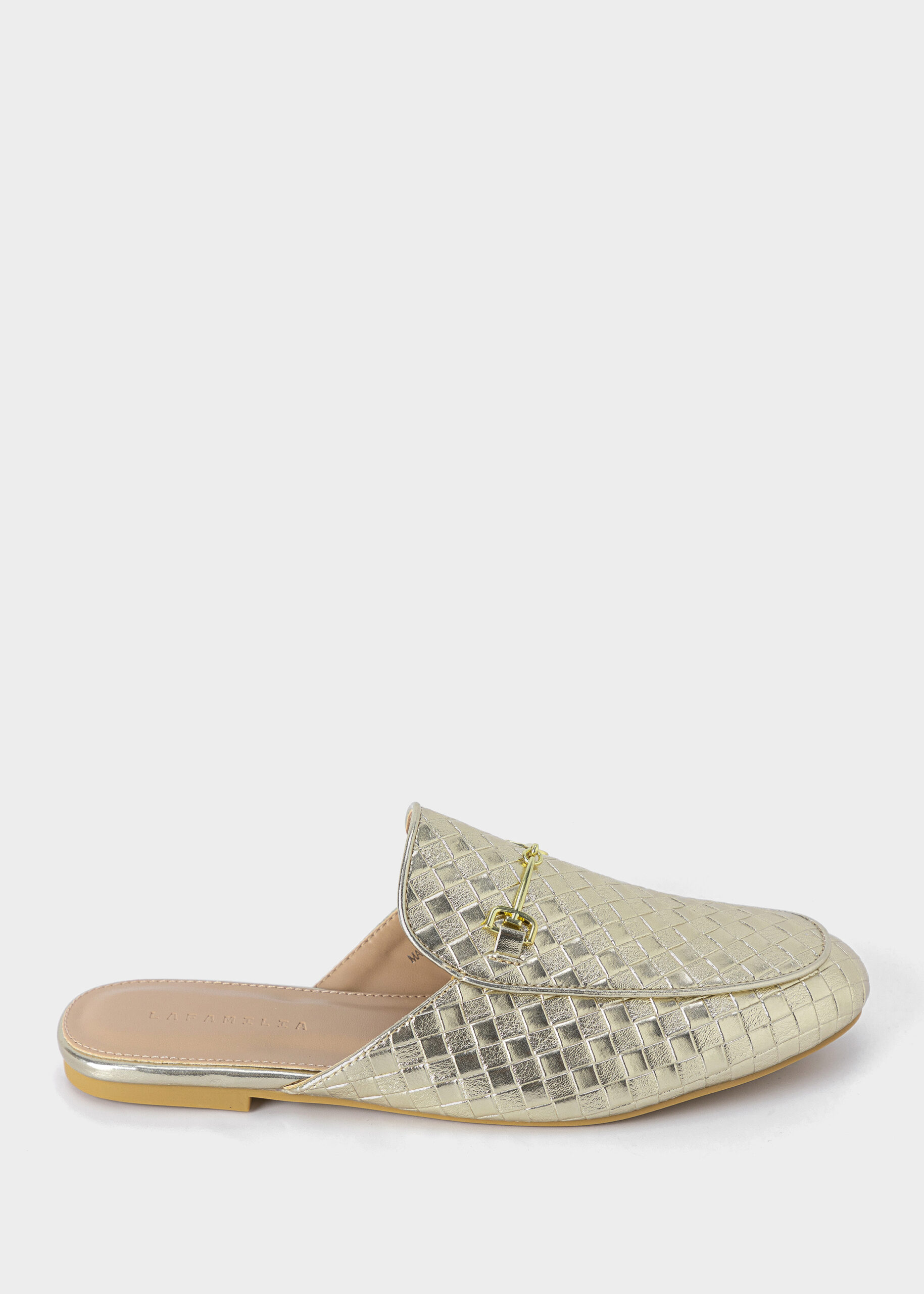 6126213015032-a Women Patterned Leather Slipper - Image 1