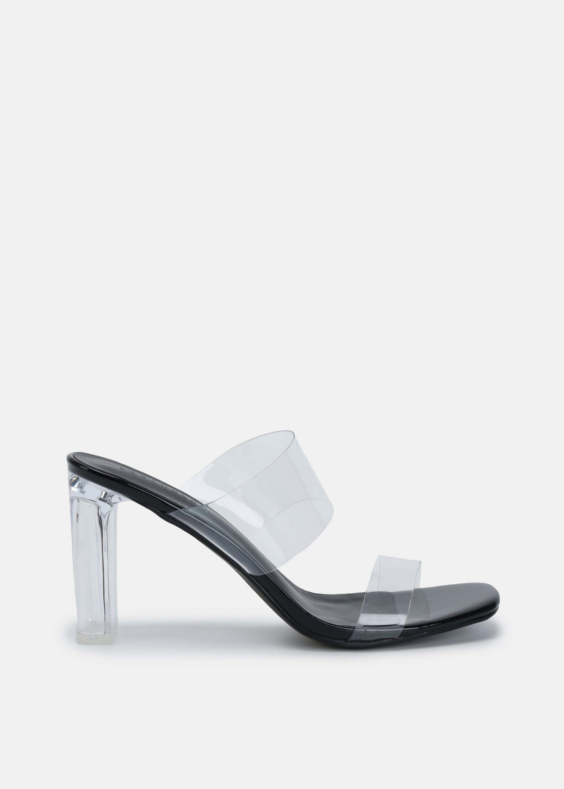6126213016101-a Women Transparent Heels Slipper - Image 1