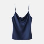 Women Satin Sleeveless Blouse