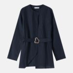 كارديجان نسائي بتصميم Kimono مع مشبك