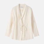 Women Tie at Waist Kimono
