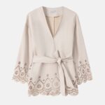 Women Suede Cardigan