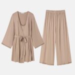 Women Three pieces Pajama Set