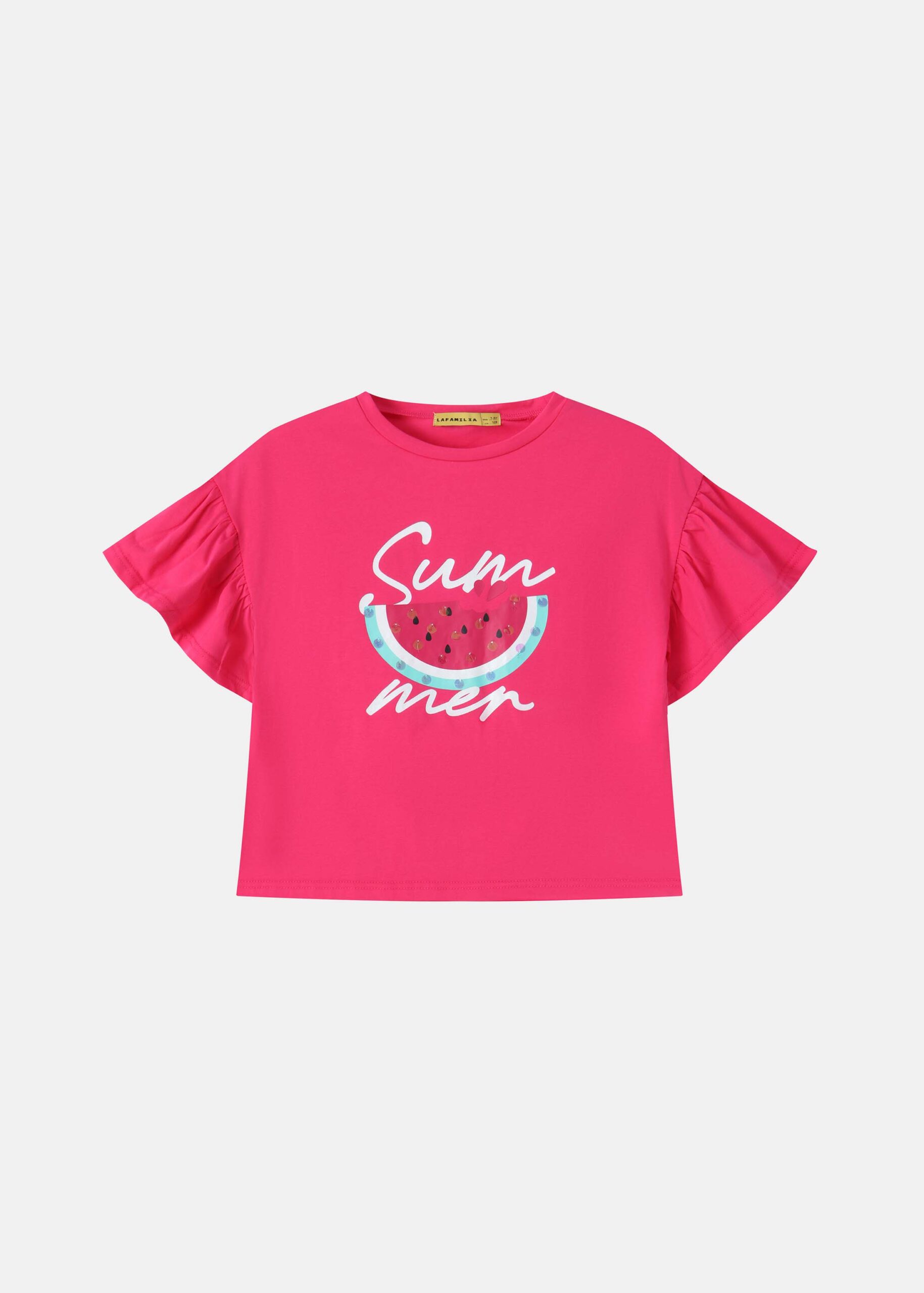 6126416021414-a Kids Girl "Summer" T-Shirt - Image 1