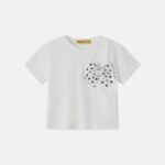 Baby Girl Bow Decor T-Shirt