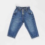 Baby Girl Mom-Fit Jeans Trouser