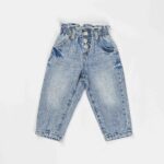 Baby Girl Mom-Fit Jeans Trouser