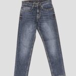 Men Tappered-Fit Jeans Trouser