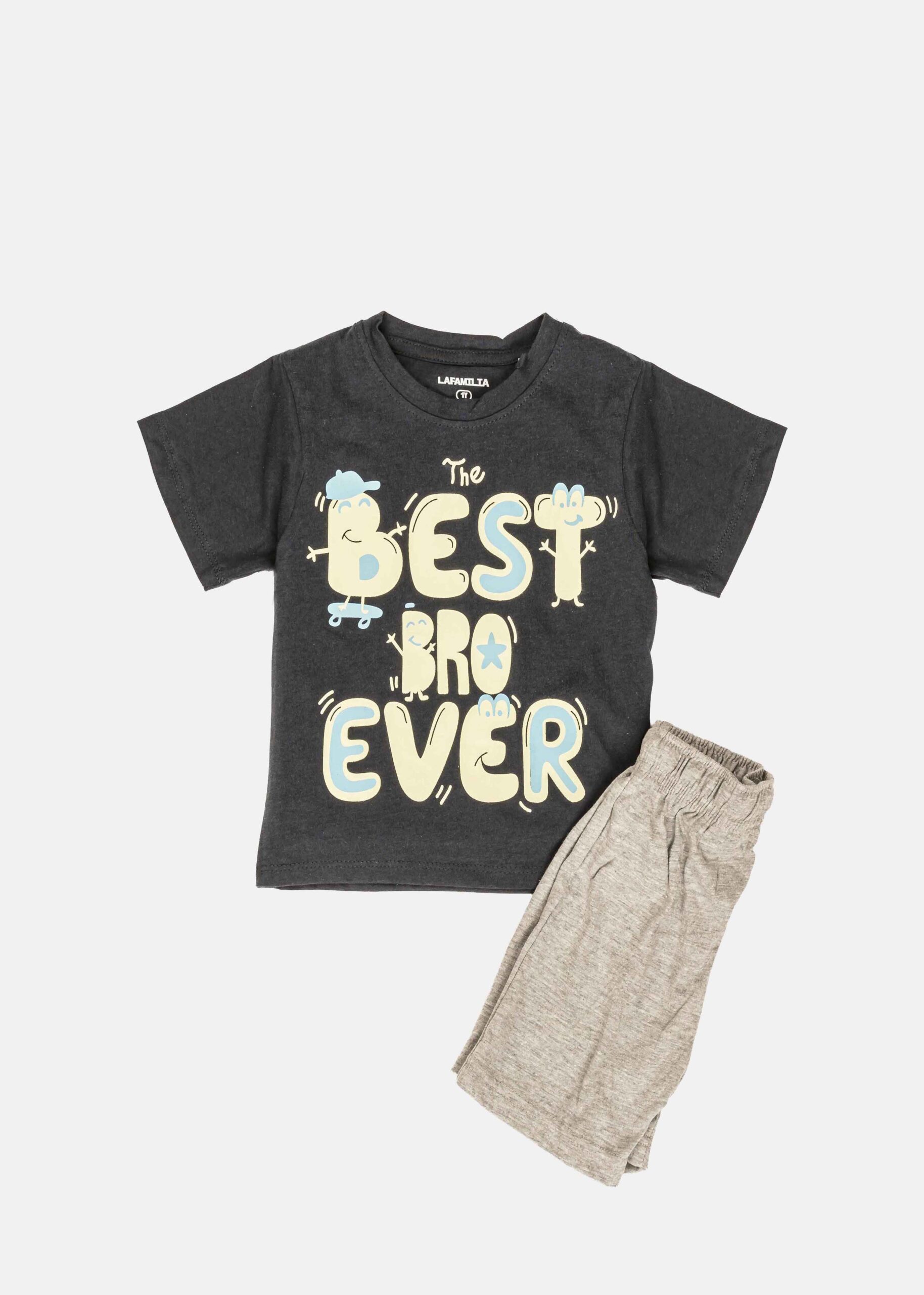 6126524071205-a Baby Boy Two-Pieces "Best Bro Ever" Pajama - Image 1
