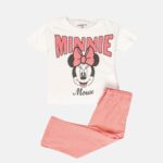 بيجامة أطفال بيبي بناتي قطعتين "Minnie Mouse"