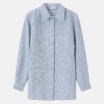 قميص نسائي بنسيج Tweed