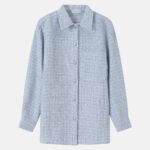 Women Tweed Overshirt