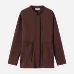 Women Jacket With Drawstrings