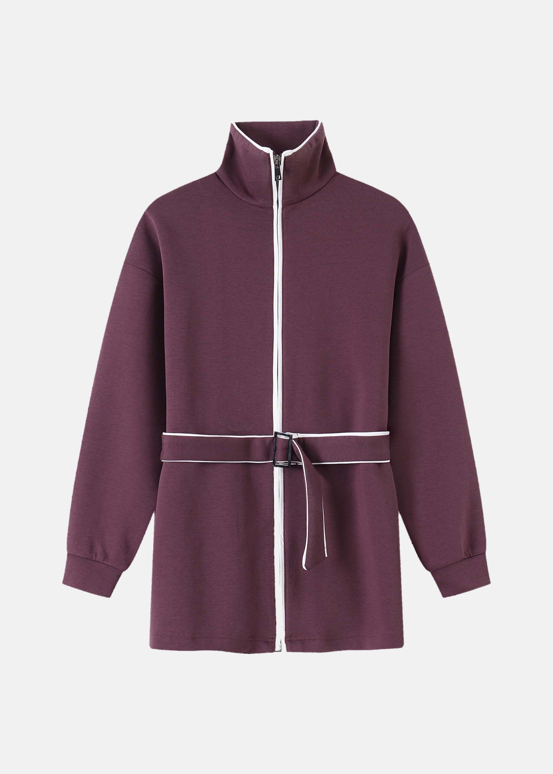 6226203031860-a Women Belted Jacket - Image 1