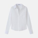 قميص نسائي سادة Slim-Fit