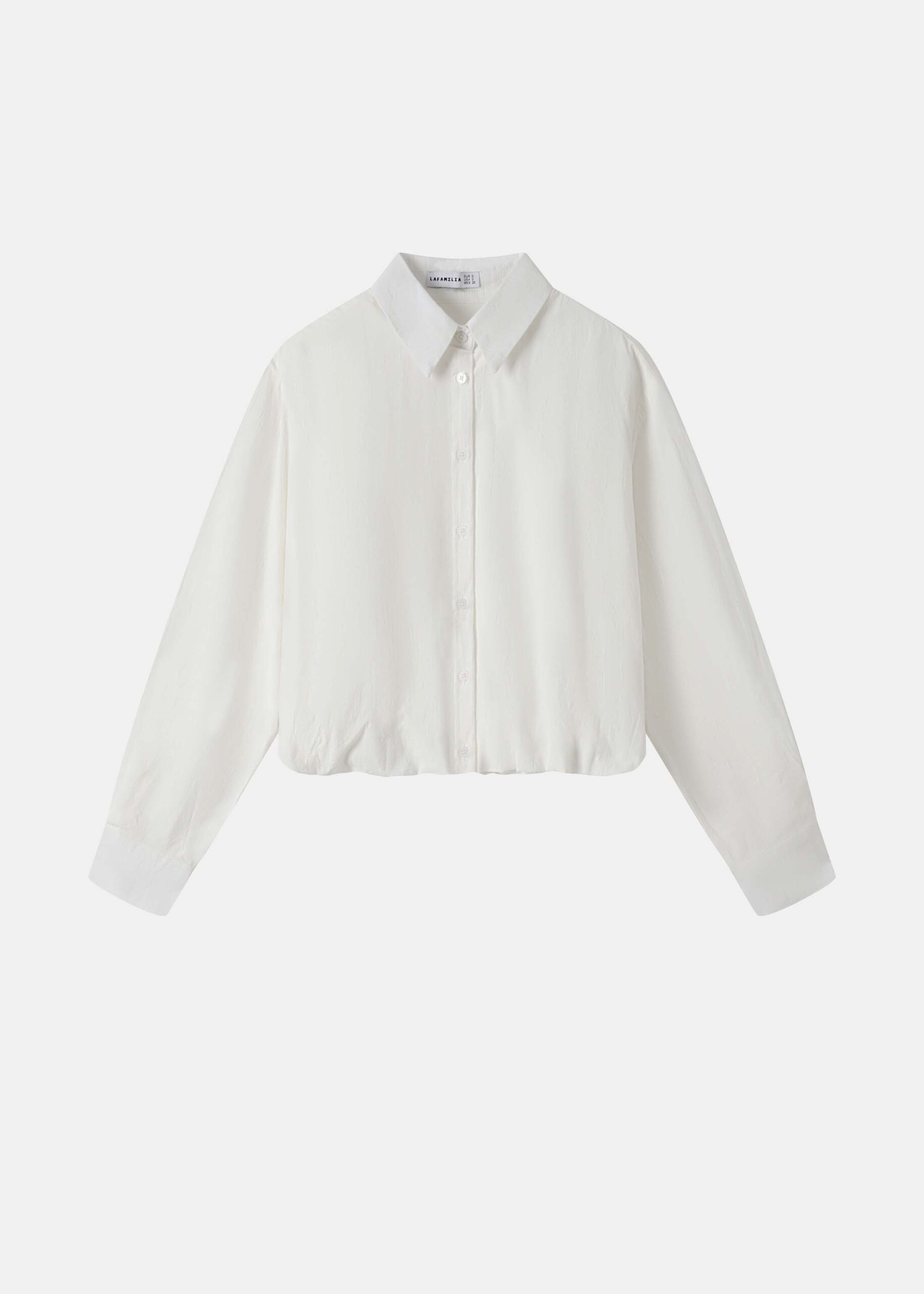 6226204007502-a Women Elasticated Hem Shirt - Image 1