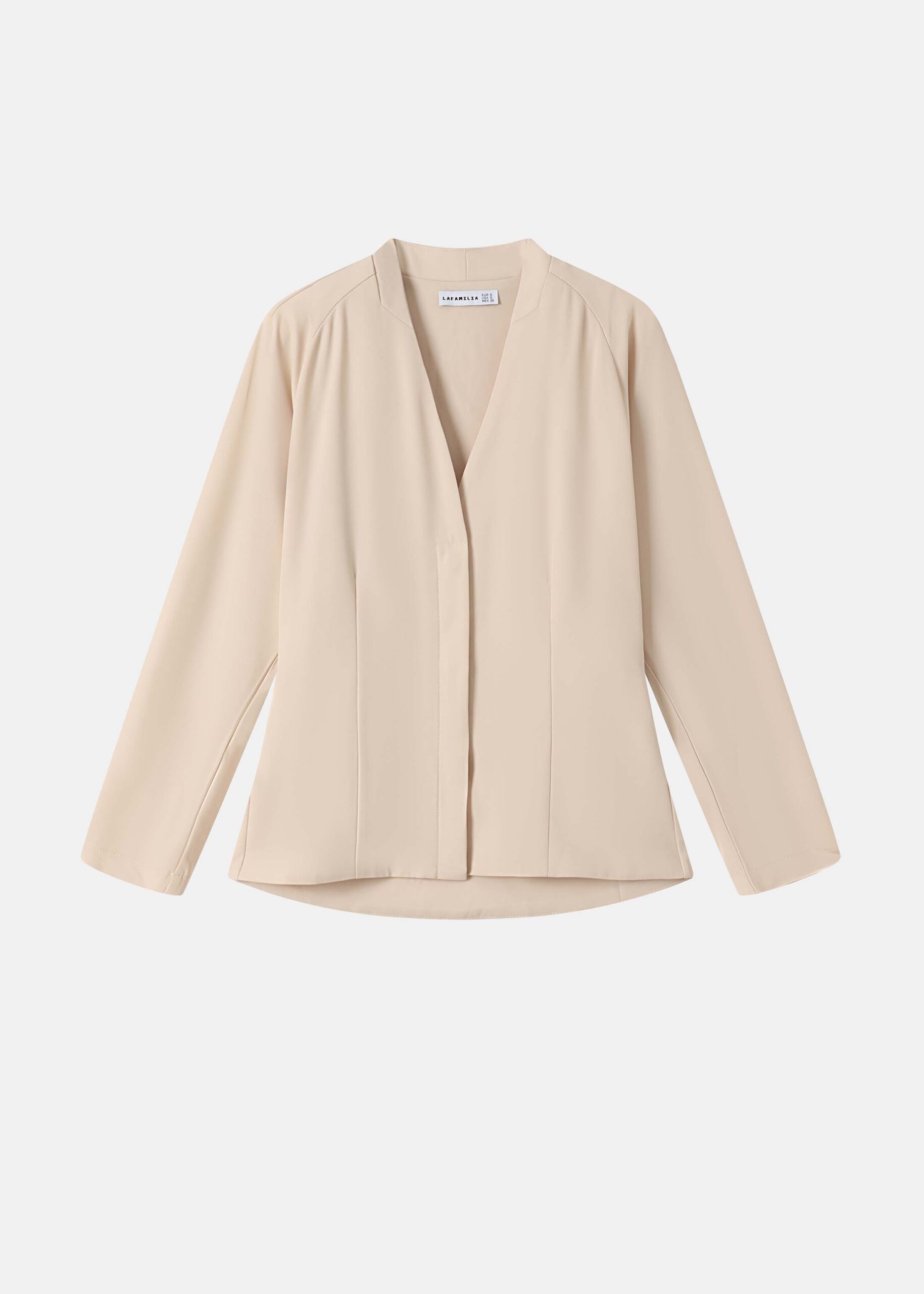 6226204008803-a Women V-Neck Blazer - Image 1