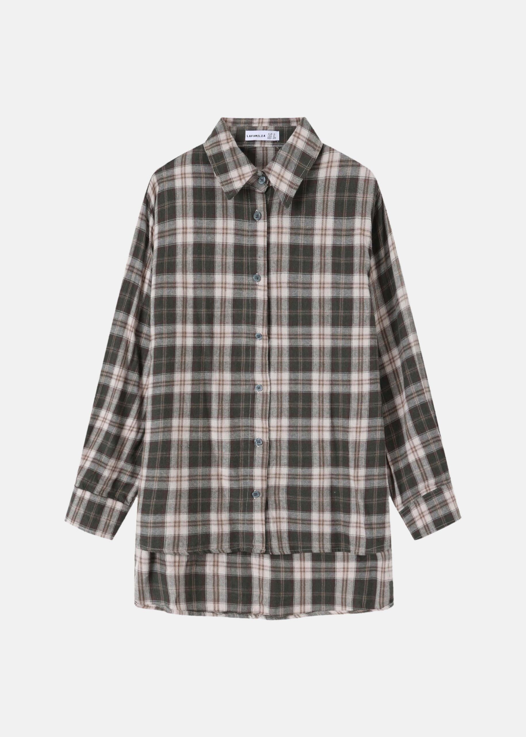 6226204012323-a قميص نسائي كاروهات Tartan - الصورة 1