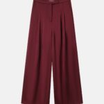 Women Satin Pleated Trouser