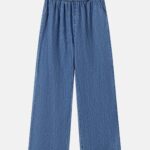 Women Denim Full-Elasticated Trouser