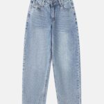 Women Baggy Barrel Jeans Trouser