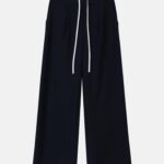 بنطلون نسائي Wide-Leg بخصر مزدوج