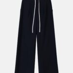 بنطلون نسائي Wide-Leg بخصر مزدوج